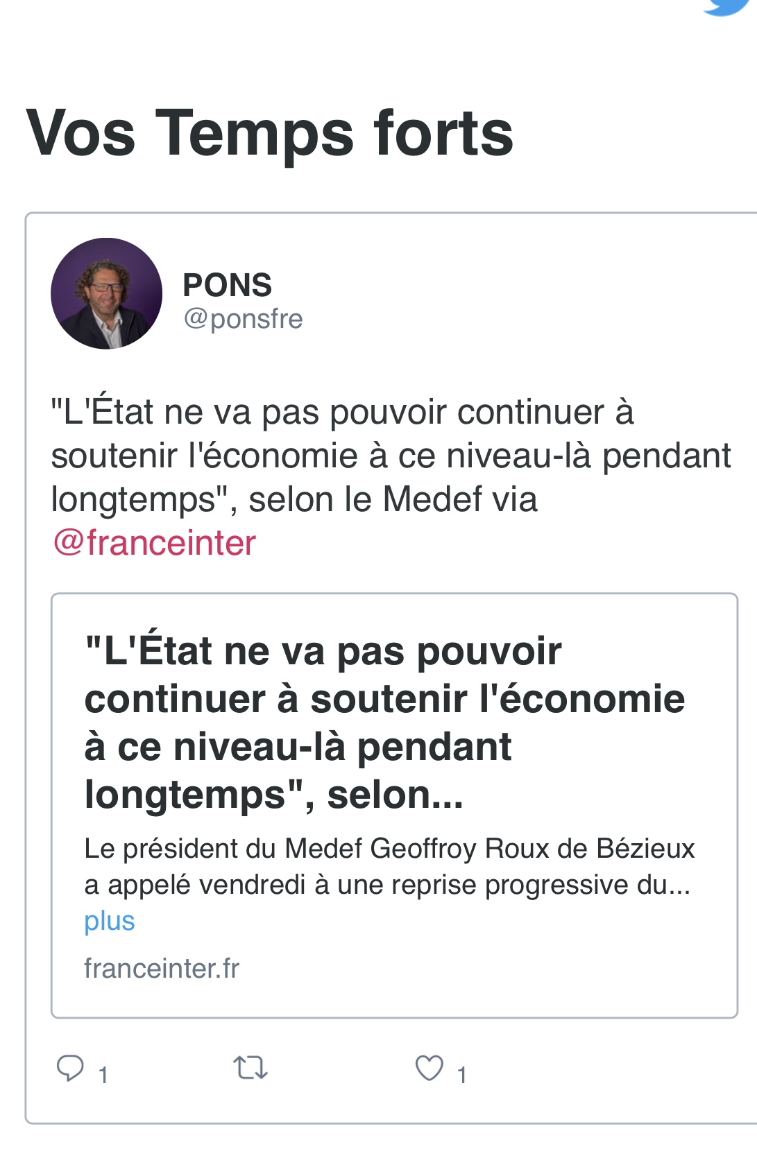 Et après ? « L’État ne va pas pouvoir continuer à soutenir l’économie à ce niveau-là pendant longtemps », selon le Medef