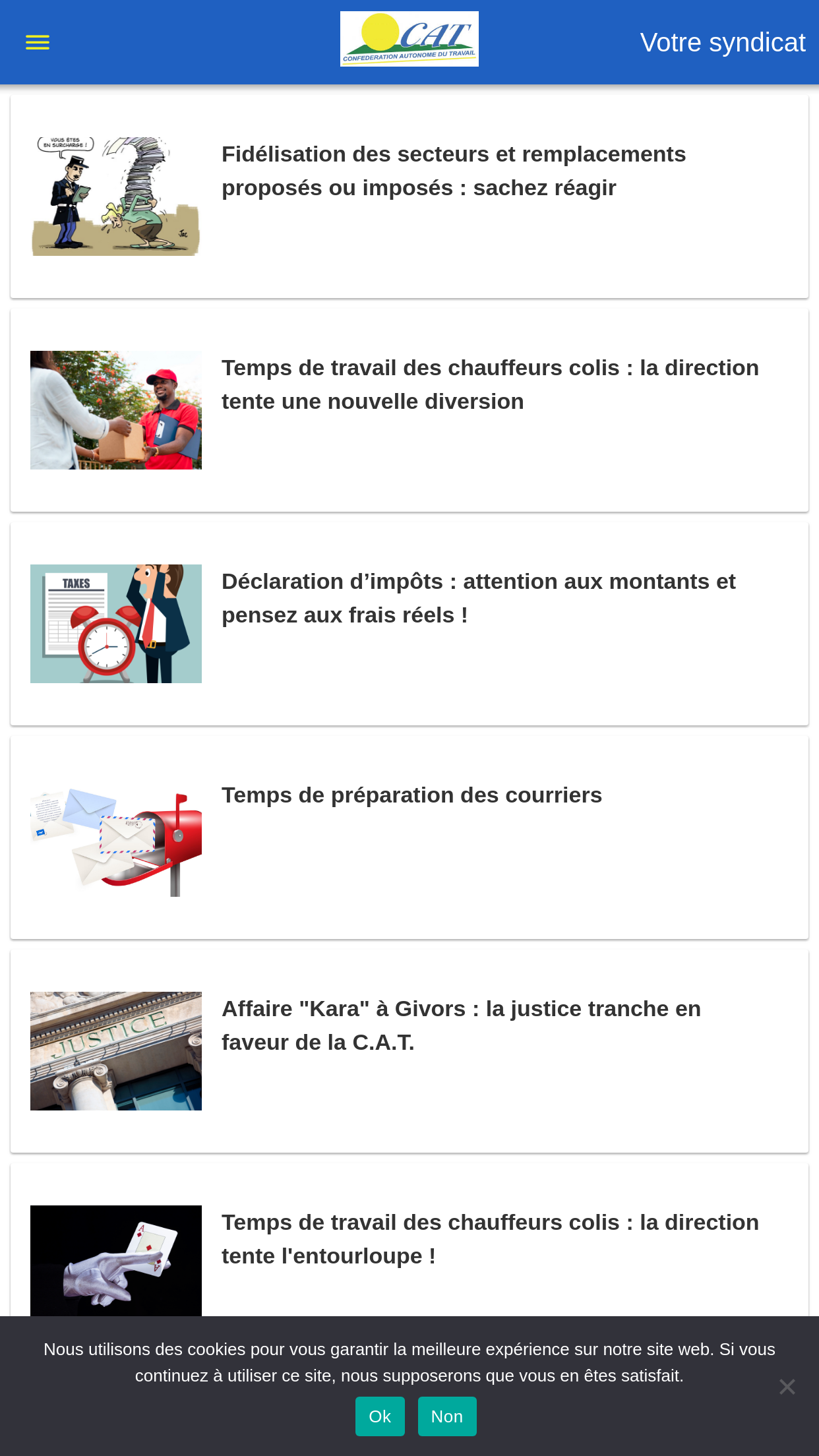 Application mobile C.A.T. – Milee : sur Android et iOS